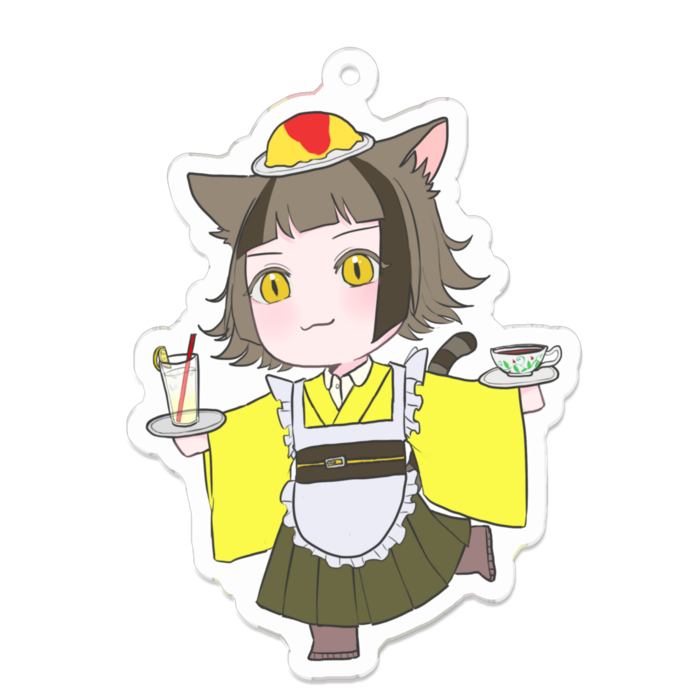 アクリルキーホルダー - 70 x 70 (mm)