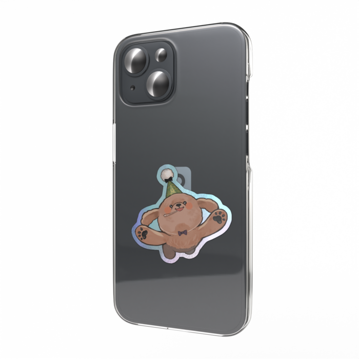 オーロラスマホステッカー - 縦