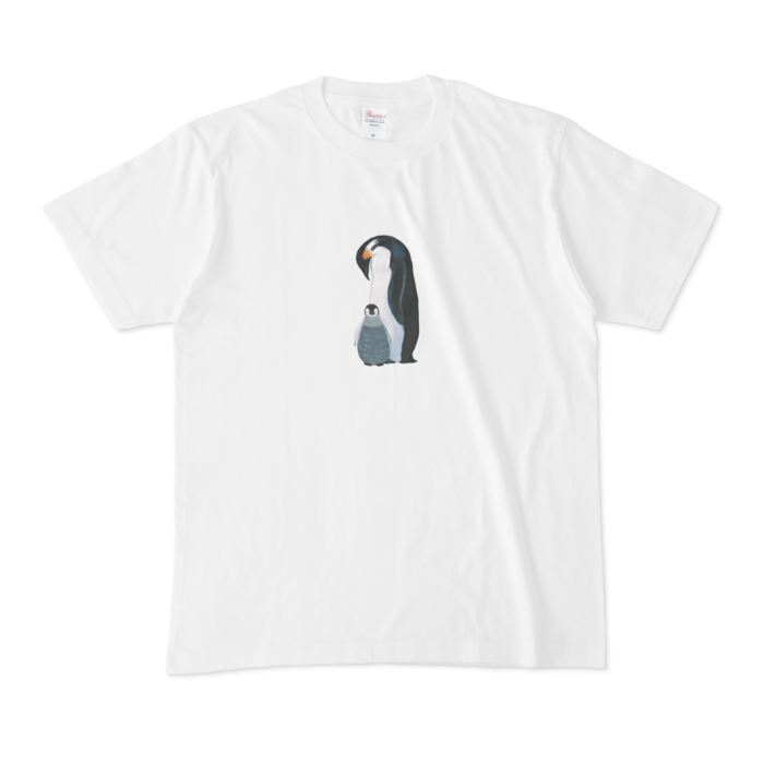 エンペラーペンギンの母子 Tシャツ アトリエパンプキン Booth