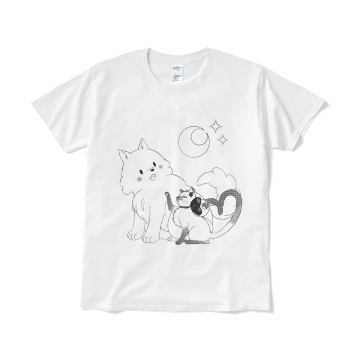 月美Tシャツ - L - ホワイト