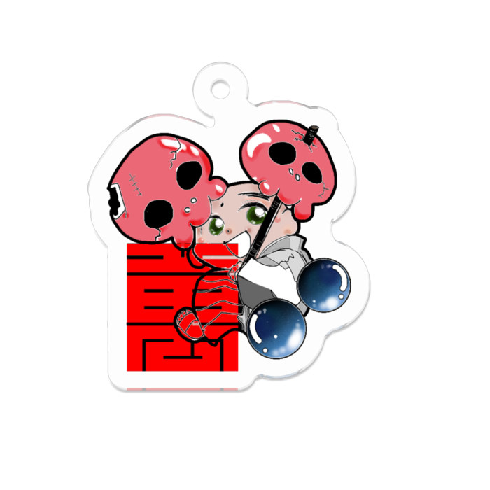 アクリルキーホルダー - 50 x 50 (mm)