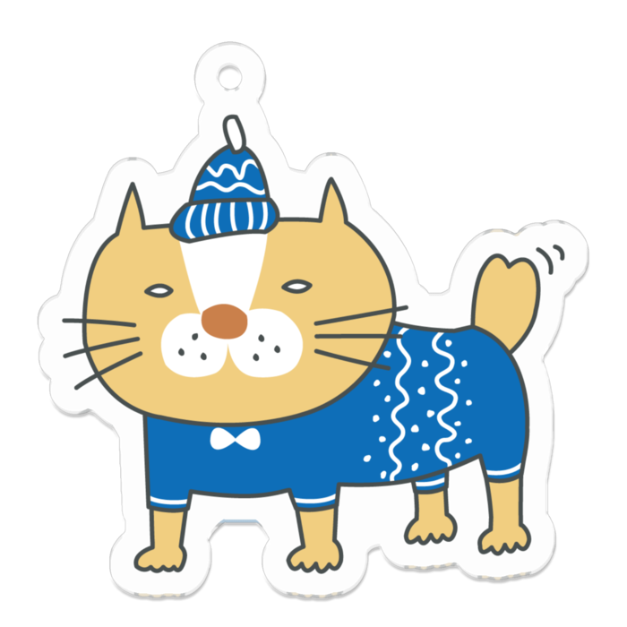 アクリルキーホルダー - 50 x 50 (mm)