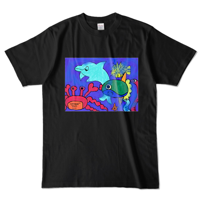 カラーTシャツ - L - ブラック (濃色)