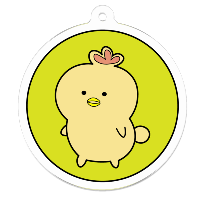 アクリルキーホルダー - 50 x 50 (mm)