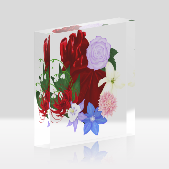 アクリルブロック - 100x100mm