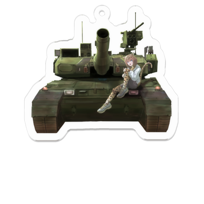 アクリルキーホルダー - 70 x 70 (mm)