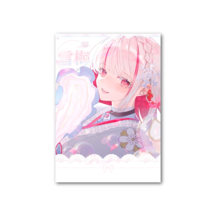 フォト風カード - 縦 - 片面