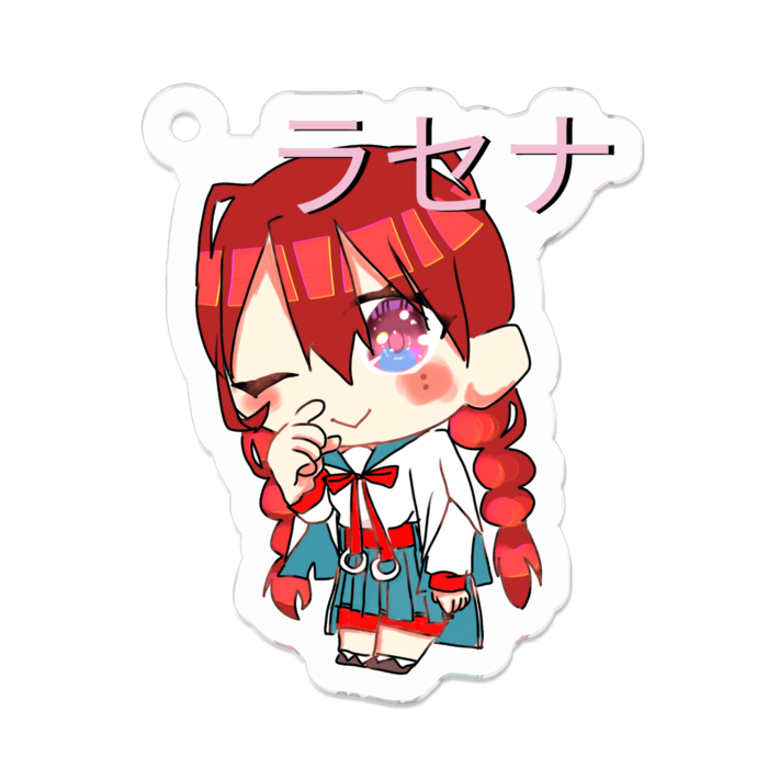 アクリルキーホルダー - 50 x 50 (mm)