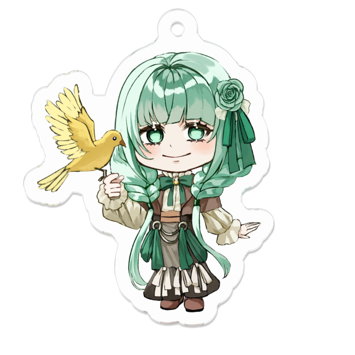 アクリルキーホルダー - 50 x 50 (mm)