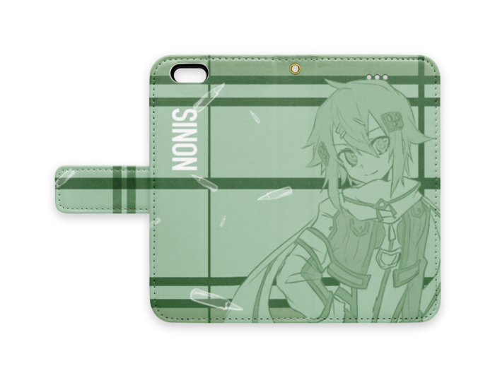 手帳型iPhoneケース - iPhone 6 / 6s - ストラップ穴 あり