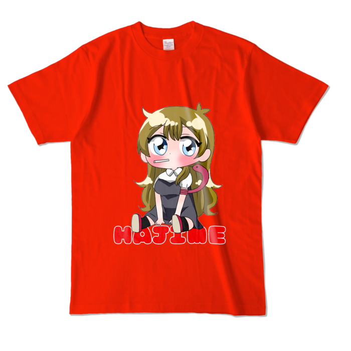 カラーTシャツ - L - レッド (濃色)