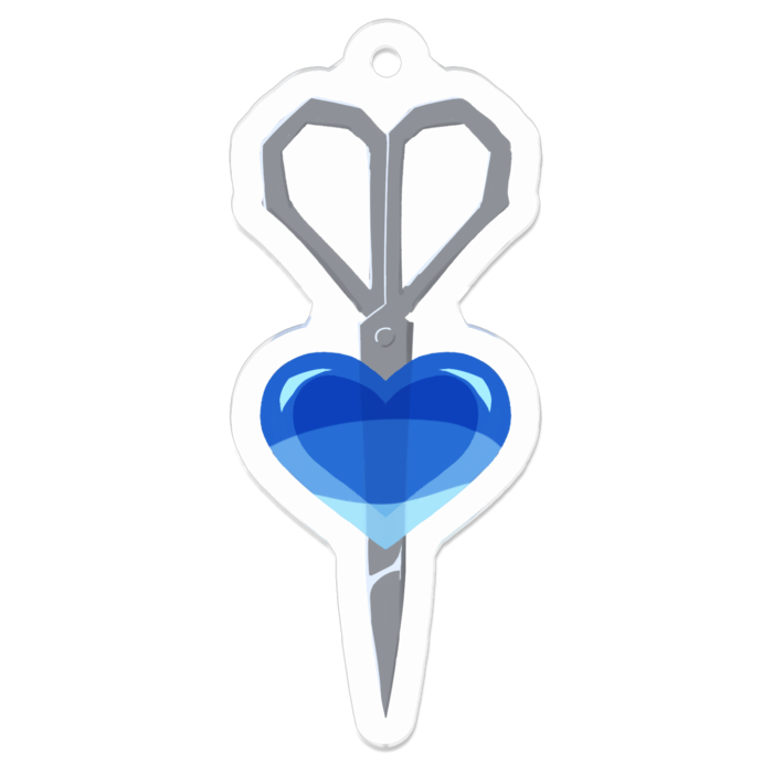 アクリルキーホルダー - 50 x 50 (mm)