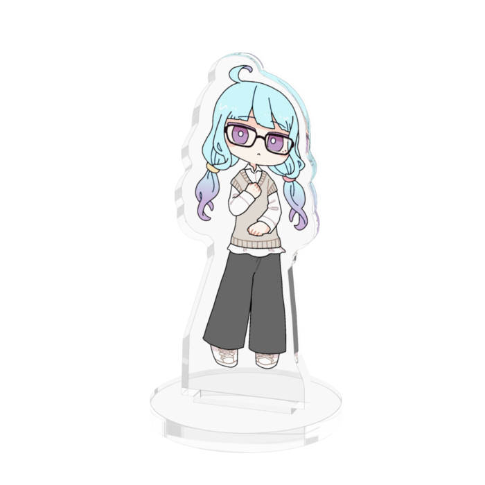 秋服おさげ メガネver.