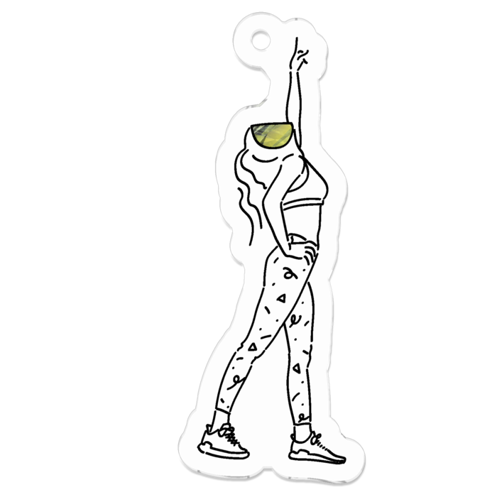 アクリルキーホルダー - 50 x 50 (mm)