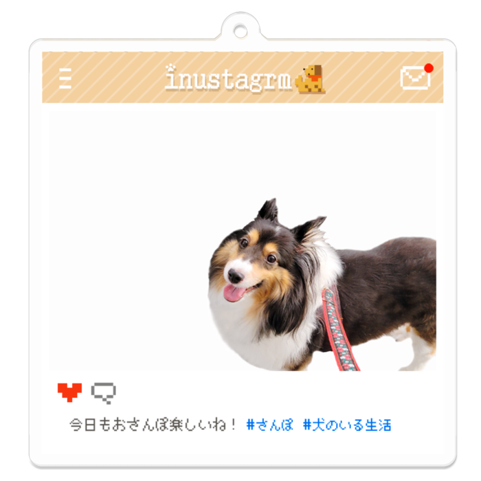 アクリルキーホルダー - 70 x 70 (mm)