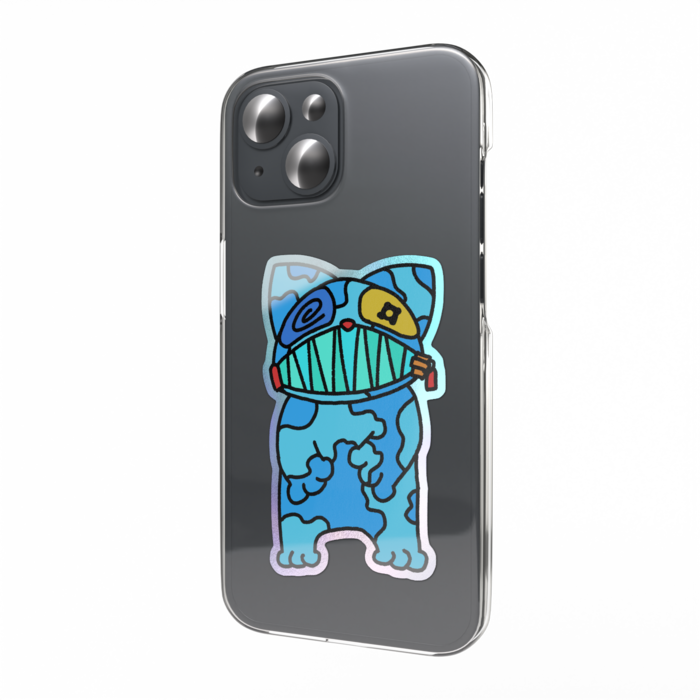 オーロラスマホステッカー - 縦