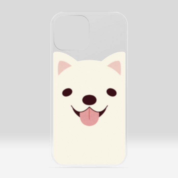 クリアiPhoneケース サモエド iPhone 13mini