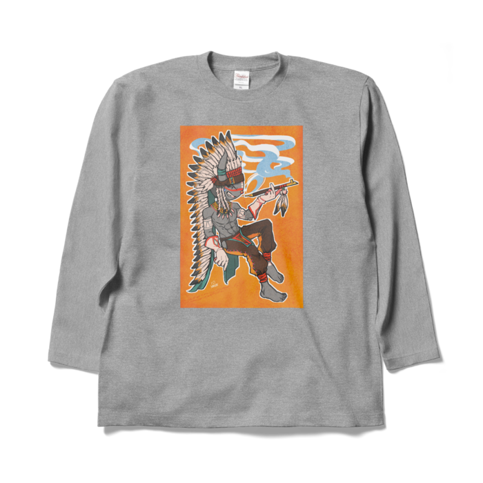ロングスリーブTシャツ - XL - 杢グレー