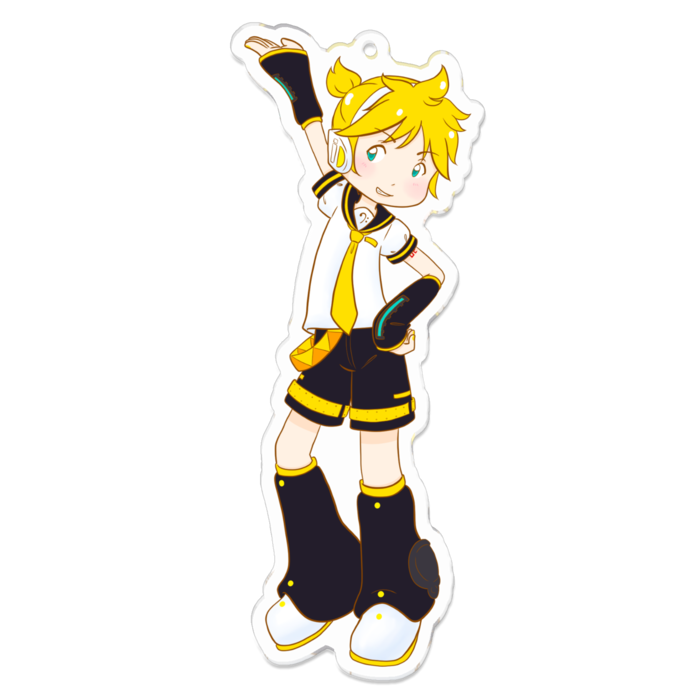 アクリルキーホルダー（コーティング） - 100 x 100 (mm)