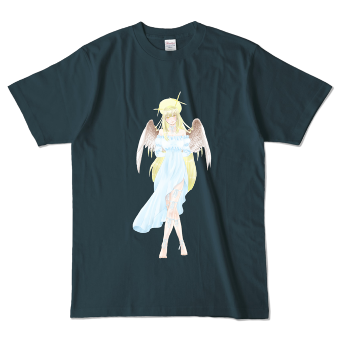 カラーTシャツ - L - デニム (濃色)