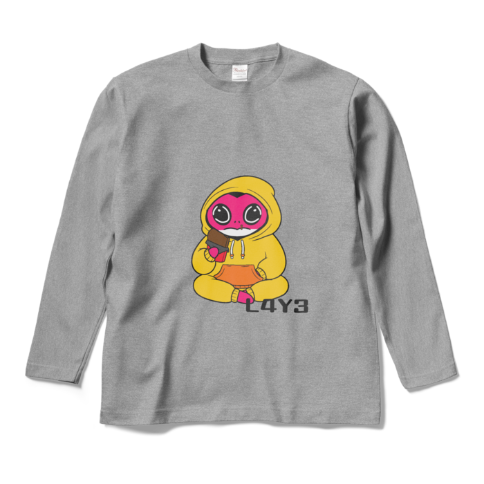 ロングスリーブTシャツ - M - 杢グレー
