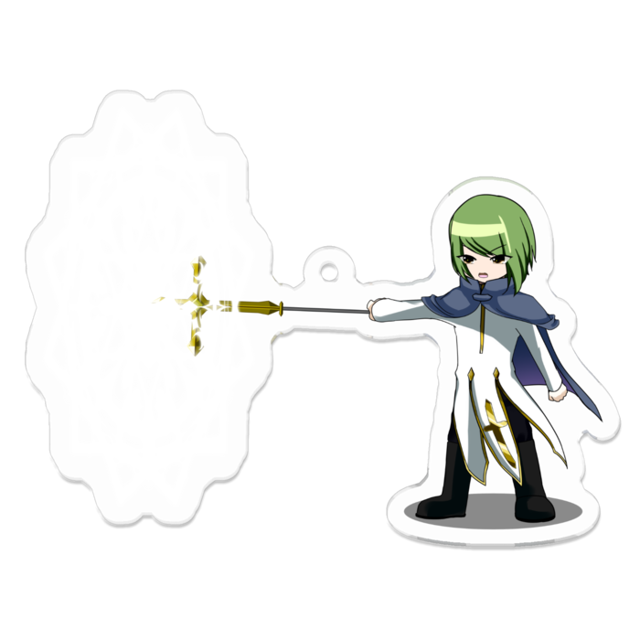 アクリルキーホルダー - 70 x 70 (mm)