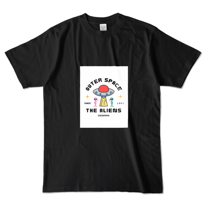 カラーTシャツ - L - ブラック (濃色)