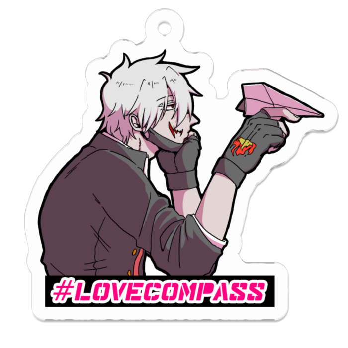 アクリルキーホルダー（コーティング） - 50 x 50 (mm)