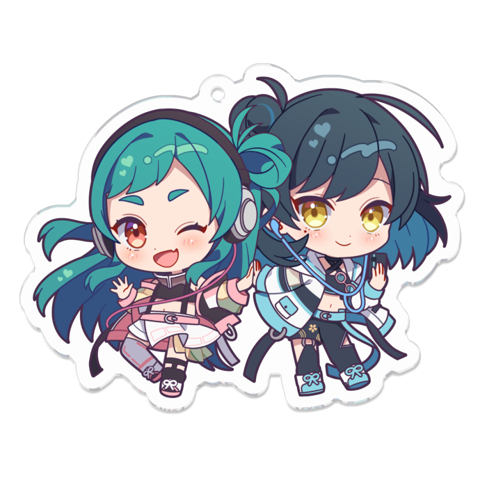 アクリルキーホルダー - 70 x 70 (mm)