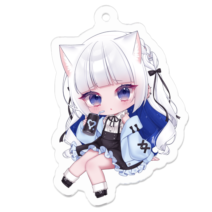 アクリルキーホルダー - 50 x 50 (mm)