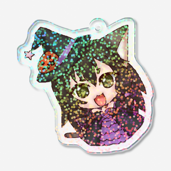 50 × 50mm - モザイク   魔女っ娘マロニーちゃん