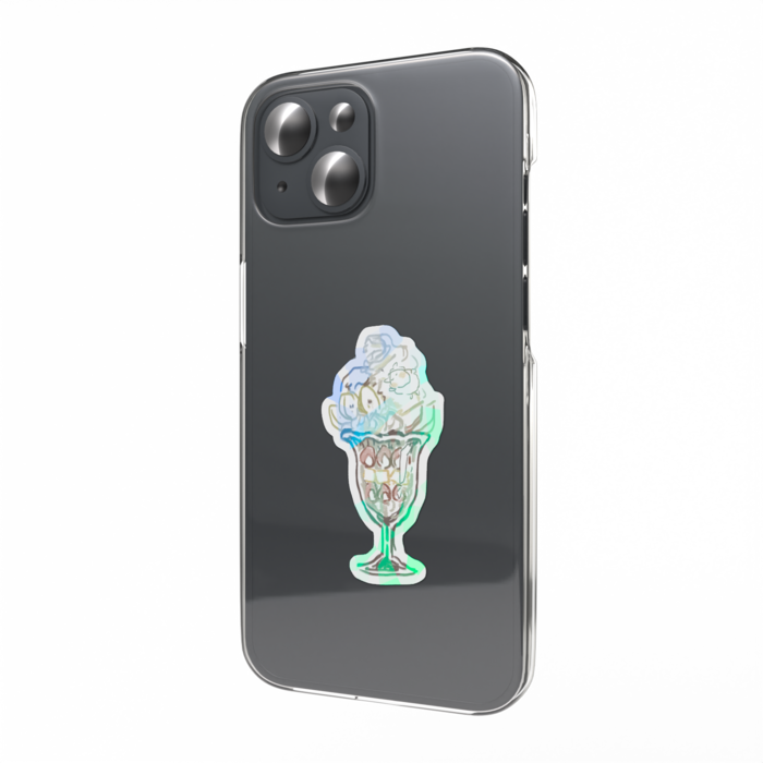 ホログラムスマホステッカー - 縦