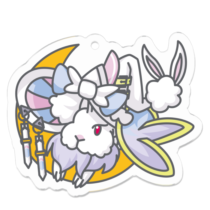 なんウサ(赤目)アクキー(S)