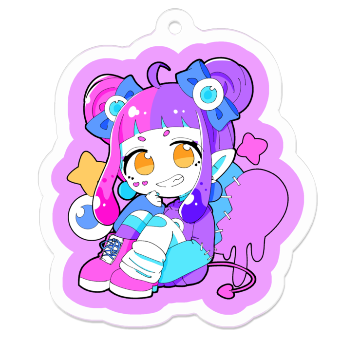 アクリルキーホルダー - 50 x 50 (mm)