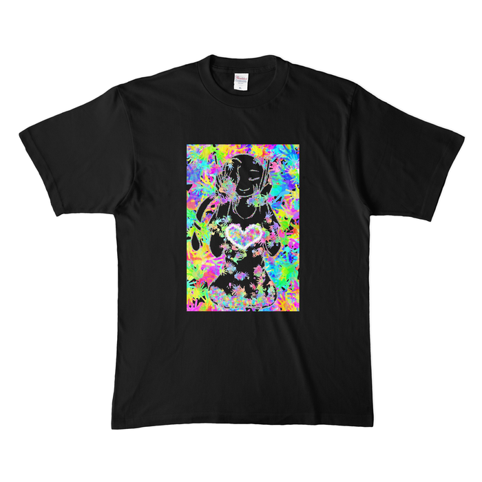 カラーTシャツ(濃色) - XL - ブラック