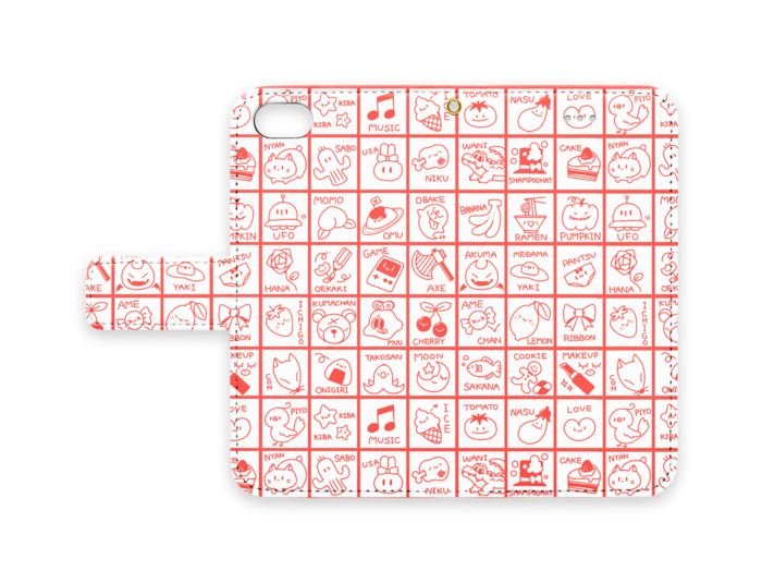 手帳型iPhoneケース - iPhone 8 / 7 - ストラップ穴 あり