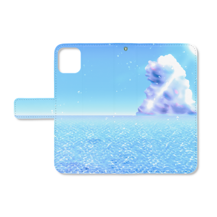 手帳型iPhoneケース - iPhone11ProMax - ストラップ穴 あり