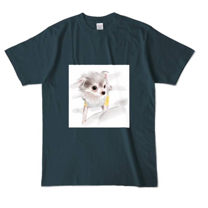 カラーTシャツ - L - デニム (濃色)