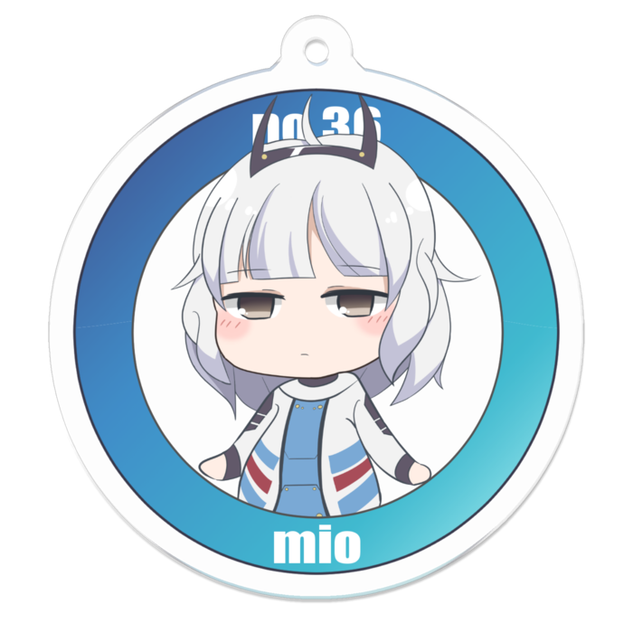 アクリルキーホルダー - 50 x 50 (mm)