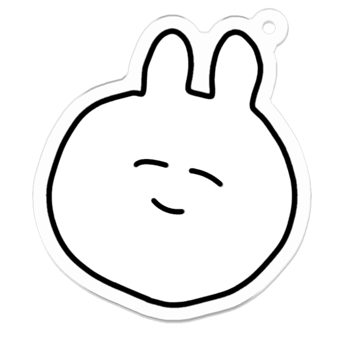 アクリルキーホルダー - 50 x 50 (mm)