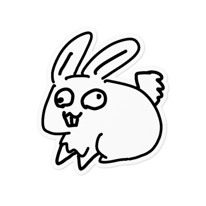 ステッカー - 100 x 100 (mm)