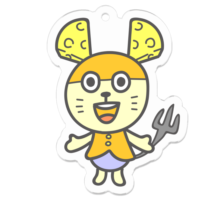 アクリルキーホルダー - 50 x 50 (mm)