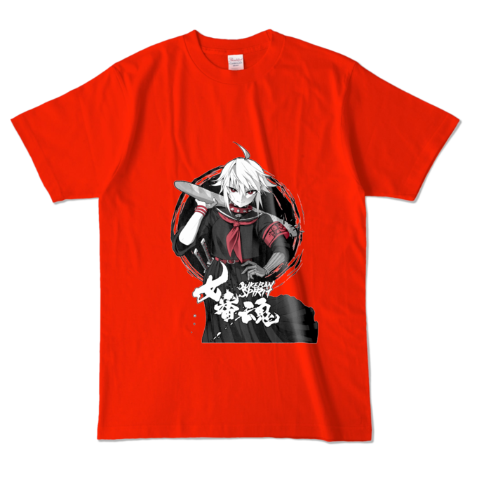 カラーTシャツ - L - レッド (濃色)