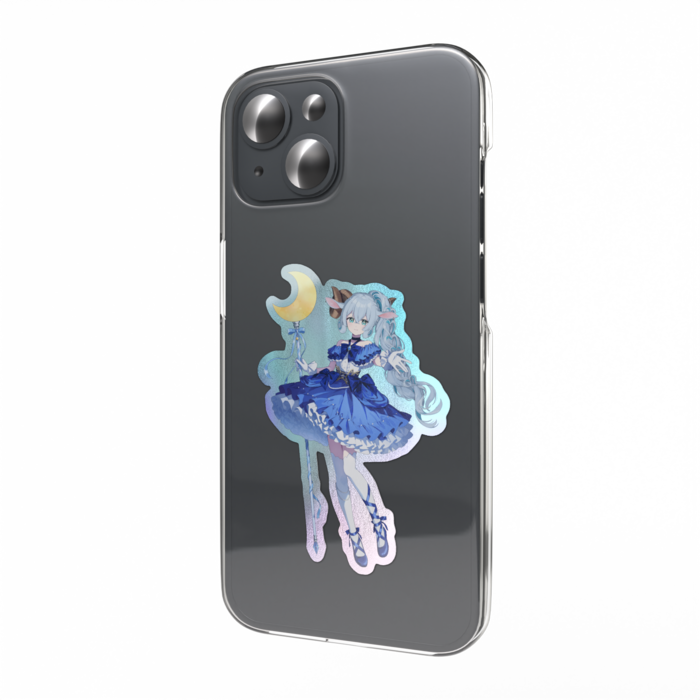 オーロラスマホステッカー - 縦