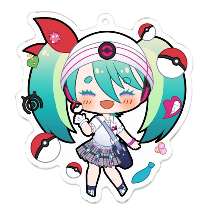 アクリルキーホルダー - 70 x 70 (mm)