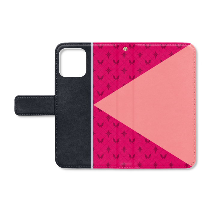 手帳型iPhoneケース - iPhone12 / 12 Pro - ストラップ穴 あり