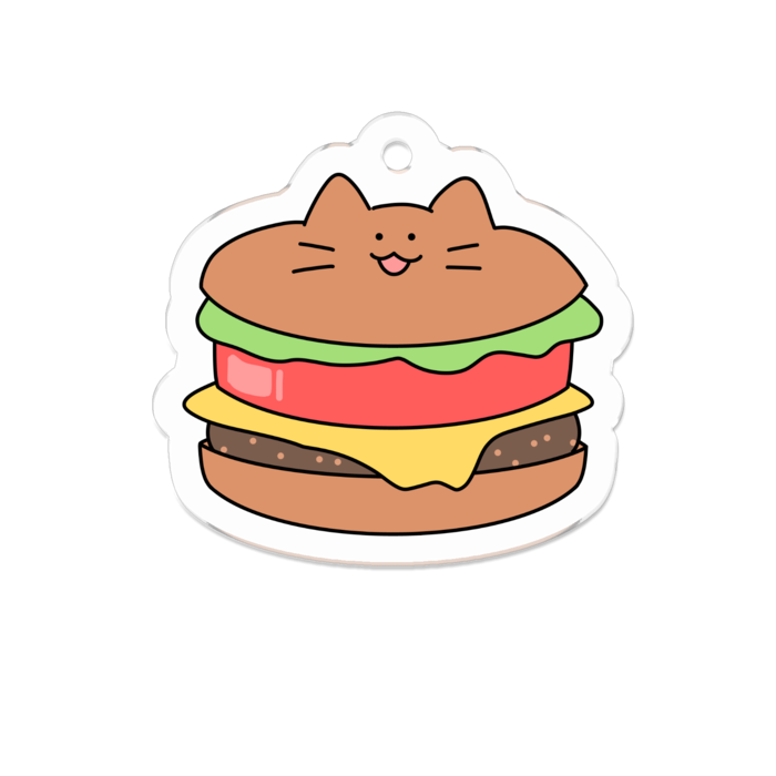 アクリルキーホルダー - 50 x 50 (mm)