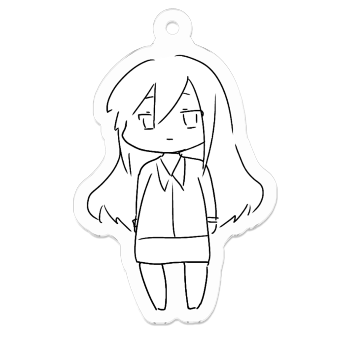 アクリルキーホルダー - 50 x 50 (mm)