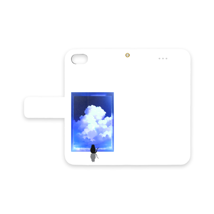 手帳型iPhoneケース - iPhone 7 / 8 / SE(第2・第3世代) - ストラップ穴 あり