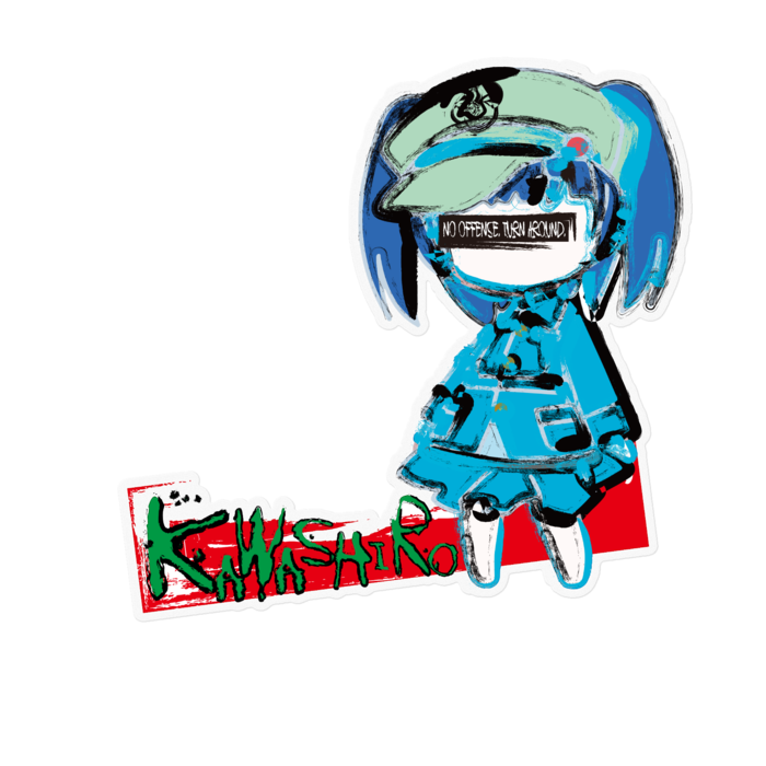 ステッカー - 160 x 160 (mm)